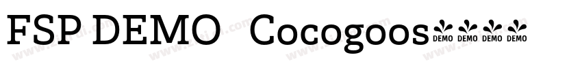 FSP DEMO   Cocogoos字体转换